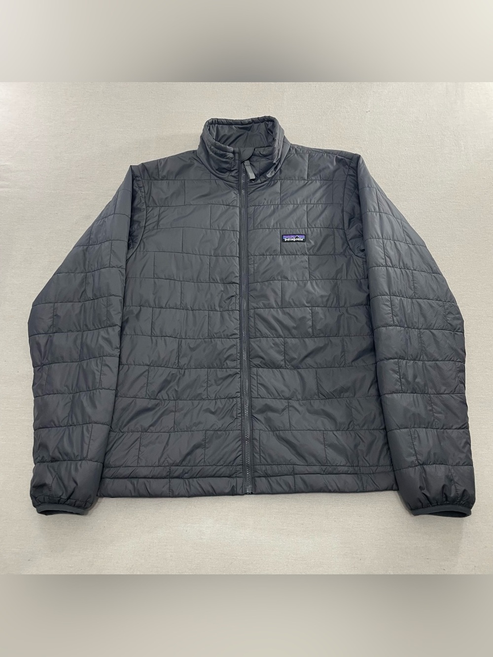 Patagonia Nano Puff Jacket Kids XXL 16-18 Youth Boys Gray Insulated Puffer Coat
